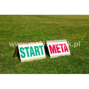 TABLICZKI INFORMACYJNE - START, META (2 SZT.) KPL.